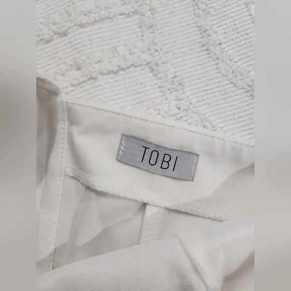 Tobi white and gold sparkly min bodycon dress - Picture 5 of 6